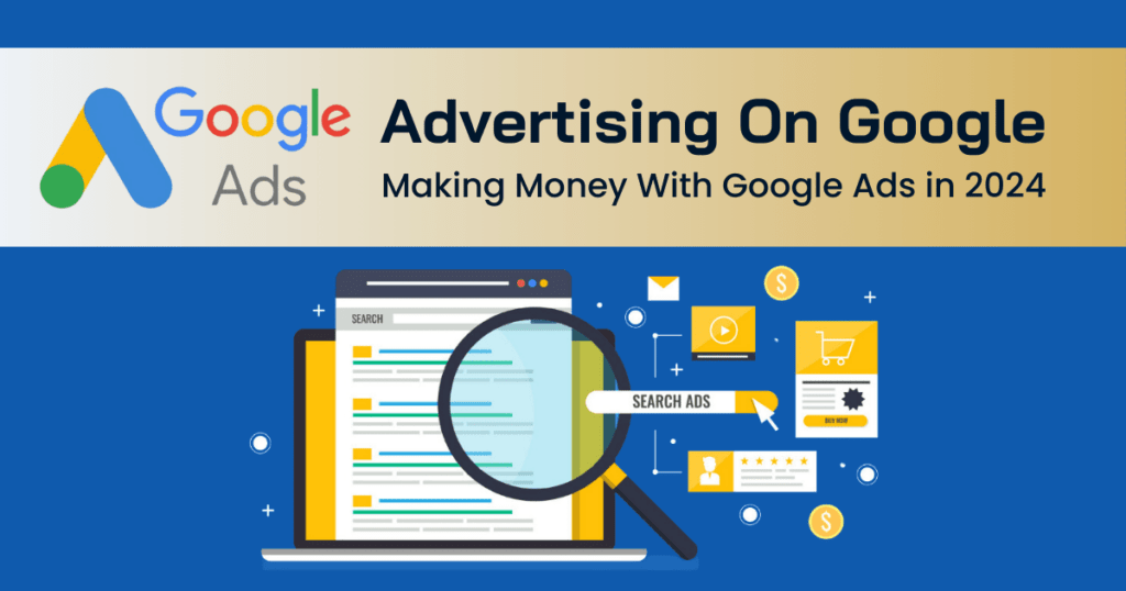 Google Ads: Advertising on Google blog banner.
