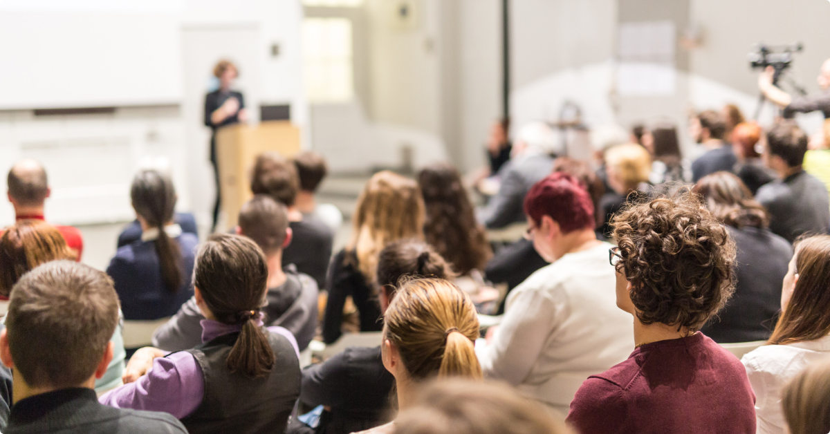 Business Conference with Speaker